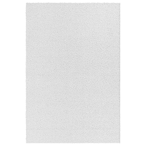 Garland Rug Southpointe Shag Area Rug, 9 ft. x 12 ft, White