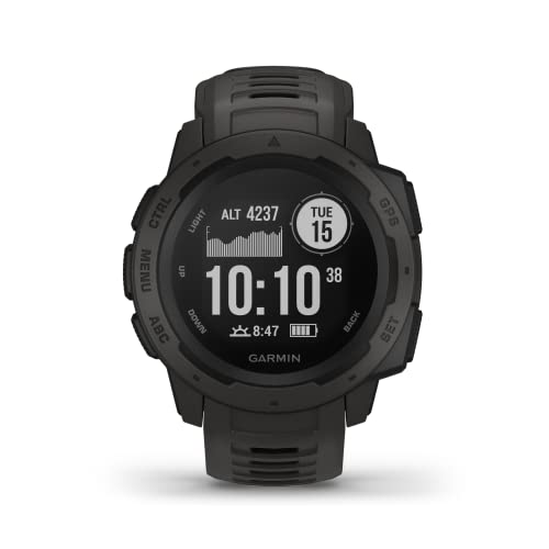 Garmin Instinct Outdoor Watch with GPS, Heart Rate Monitoring, and More