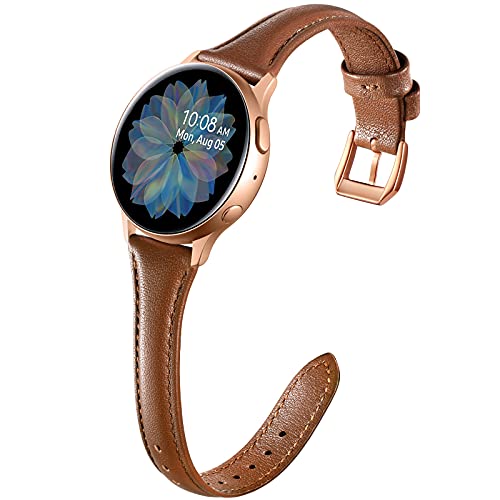 GEAK Slim Leather Bands for Samsung Galaxy Watch