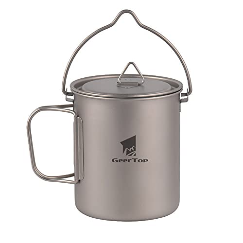 GEERTOP Portable Titanium Mug Cup