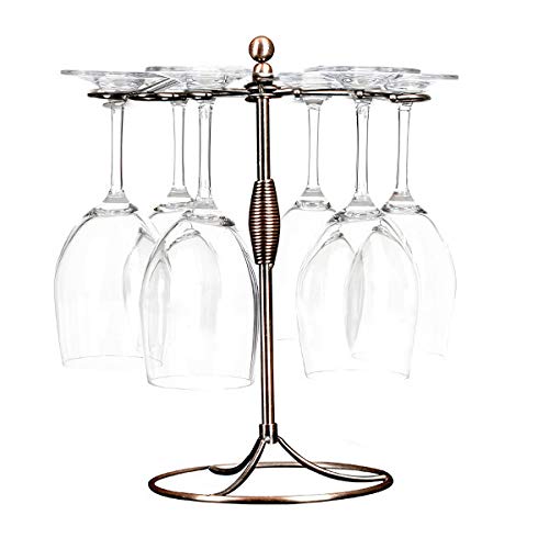 GeLive Bronze Wine Glass Holder Stand