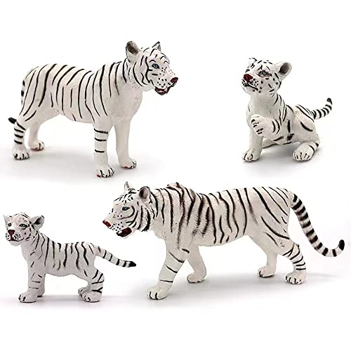 Gemini & Genius White Tiger Family Set