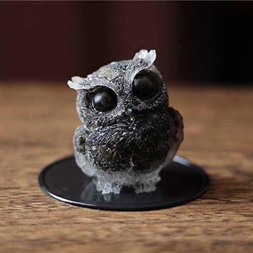 Gemstone Owl Figurine Home Decor