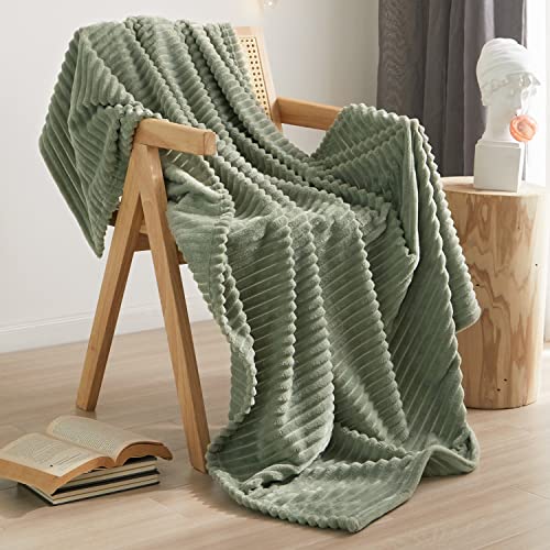 Geniospin Throw Blanket - Super Soft Lightweight Blanket with Strip