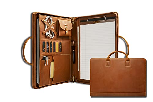 Genuine Leather Portfolio for Men & Women