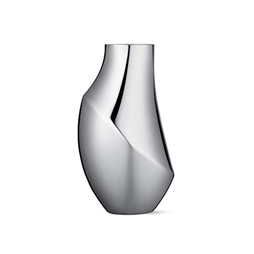 Georg Jensen Flora Medium Stainless Steel Vase