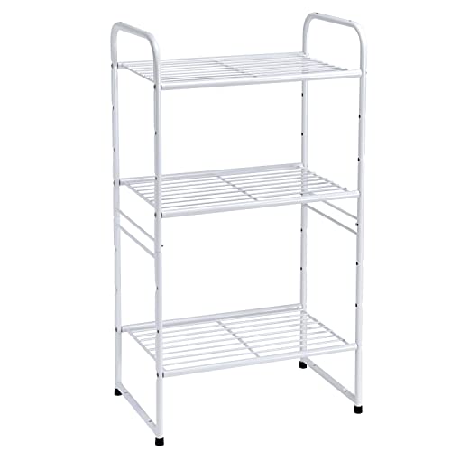 GEORIS 3-Tier Wire Shelving Unit Storage Rack