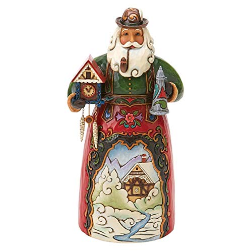 German Santa Stone Resin Figurine