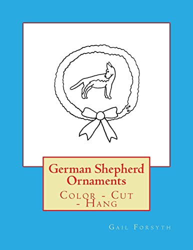 German Shepherd Ornaments