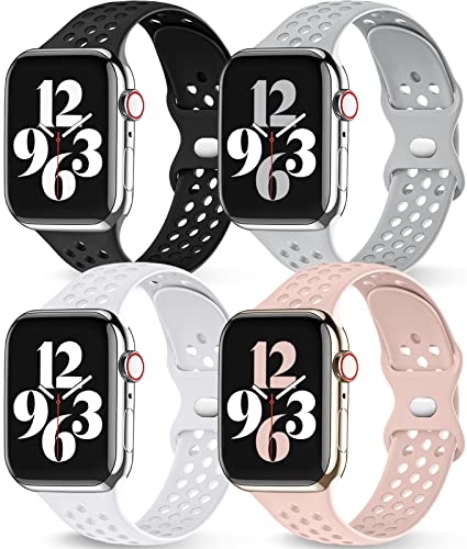 Getino Silicone Sport Loop Bands for Apple Watch