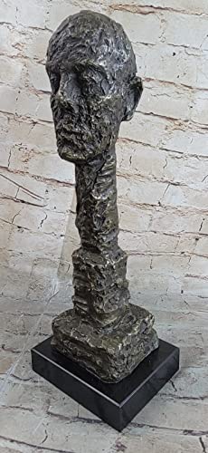 Giacometti Big Head Bronze Sculpture