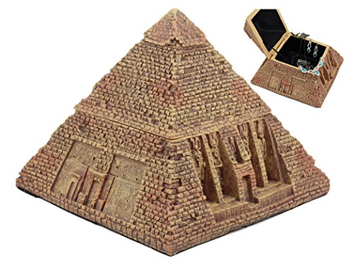 Gifts & Decor Ebros Ancient Egyptian Pyramid Box 7" Wide