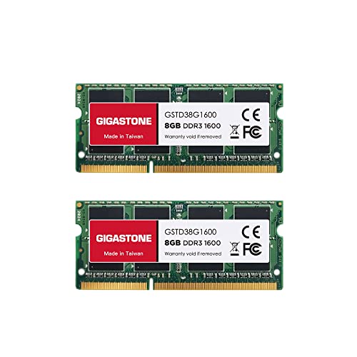 Gigastone Laptop RAM 16GB (2x8GB) DDR3