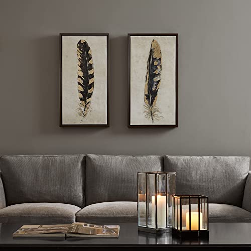 Gilded Feathers Wall Art