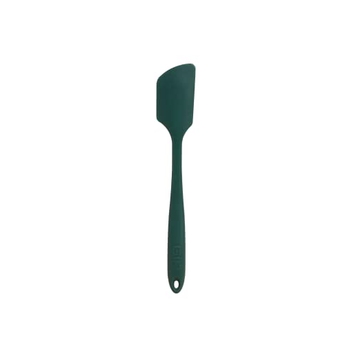 GIR: Get It Right Premium Silicone Spatula - Non-Stick Heat Resistant Kitchen Spatula - Perfect for Baking, Cooking, Scraping, and Mixing - Mini - 8 IN, Dark Green