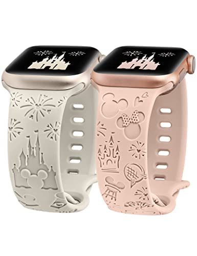 Girovo Cartoon Engraved Bands for Apple Watch