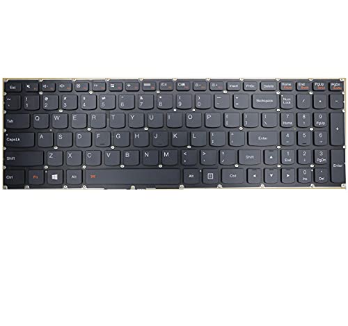 GIVWIZD Laptop Replacement US Layout Backlit Keyboard for Lenovo Y50-70 Touch