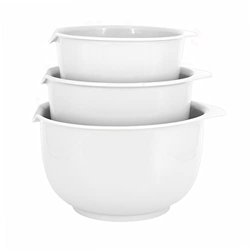Glad Mixing Bowls with Pour Spout, Set of 3