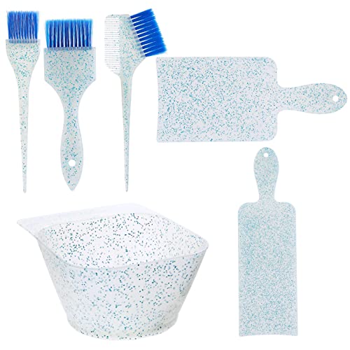 Glamlily 6-Piece Hair Coloring Kit - Blue