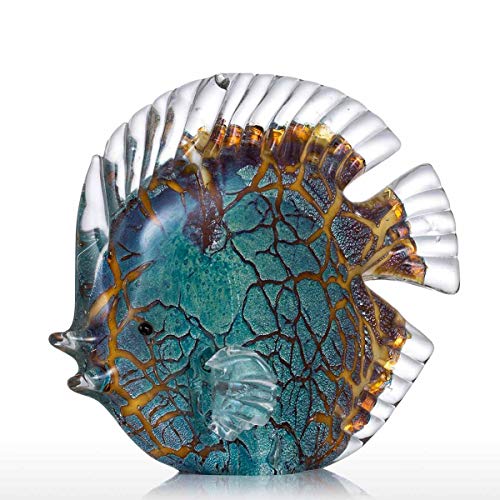 Glass Fish Sculpture Home Decoration Ornament