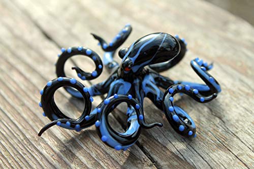 Glass Octopus Sculpture