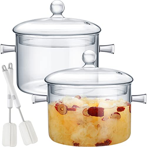 Glass Pot with Cover - Stylish and Functional Cookware