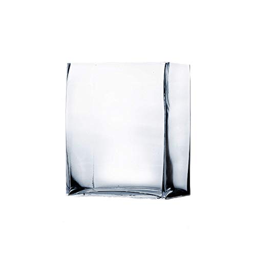 Glass Rectangle Block Vase