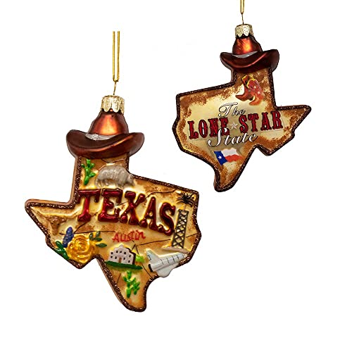 Glass Texas Ornament