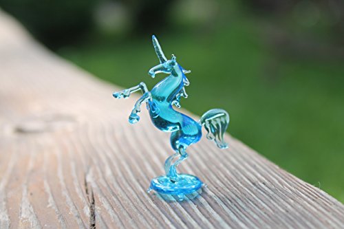 Glass Unicorn Figurine Sculpture