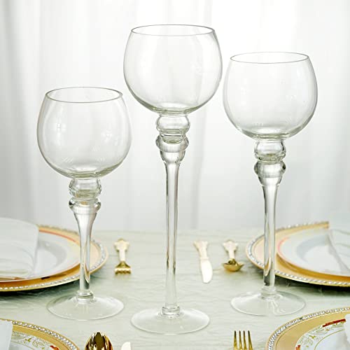 Globe Glass Vase Candle Holders