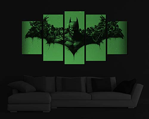 Glow In The Dark Batman Canvas Art