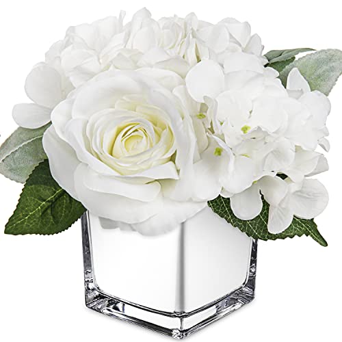 GnFlus Artificial Flowers in Vase