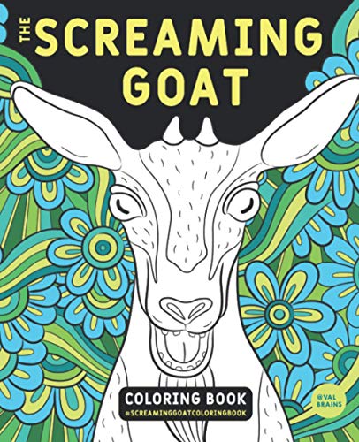 Goat Coloring Book: Funny, Stress-Relieving Adult Coloring Gag Gift