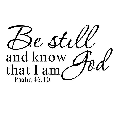 God Psalm 46:10 Wall Decal Vinyl Stickers