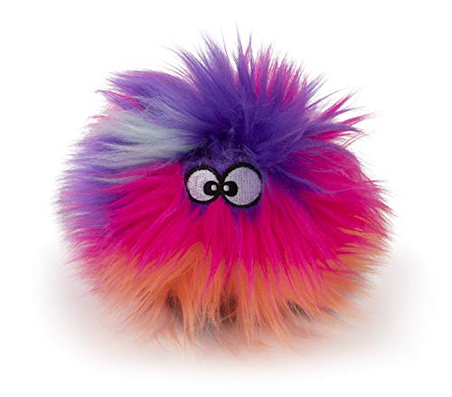 goDog Furballz Squeaky Plush Ball Dog Toy