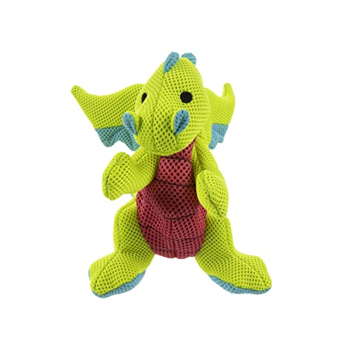 goDog Mesh Dragons Plush Dog Toy