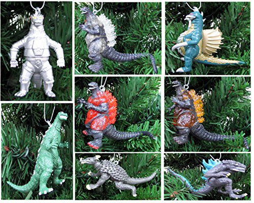 Godzilla Christmas Ornament Set