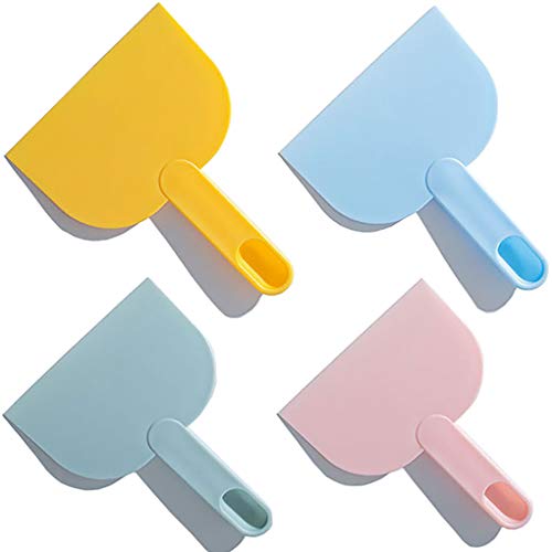 Goeielewe 4Pcs Dough Scraper with Scoop