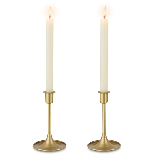 Gold Candlestick Candle Holders