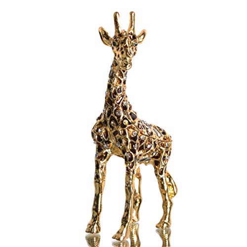 Gold Giraffe Trinket Box