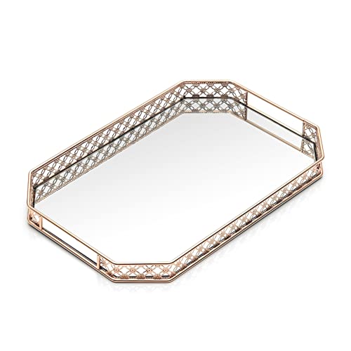 Gold Mirror Tray for Dresser