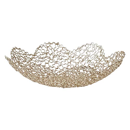 Gold Vegetable Fruit Bowl for Home Decor and Centerpieces