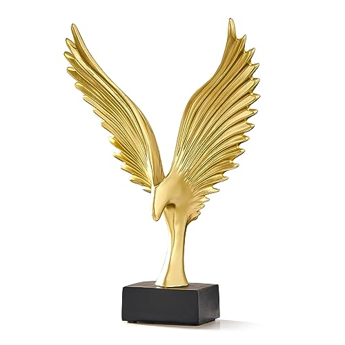 Gold Wing Sculpture for Home Decor