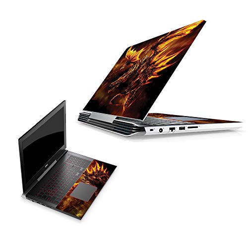 Golden Dragon Skin for Dell G5 15 Gaming Laptop
