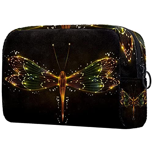 Golden Dragonfly Cosmetic Case