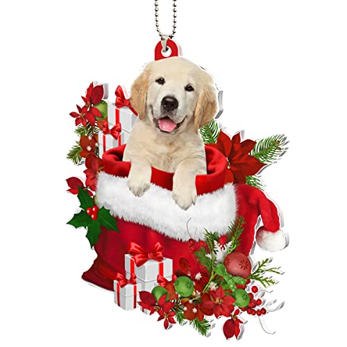Golden Retriever Dog Ornaments Christmas Tree