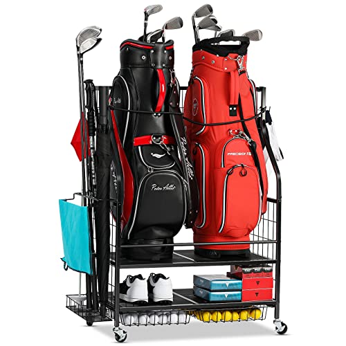 Golf Bag Storage Garage Organizer