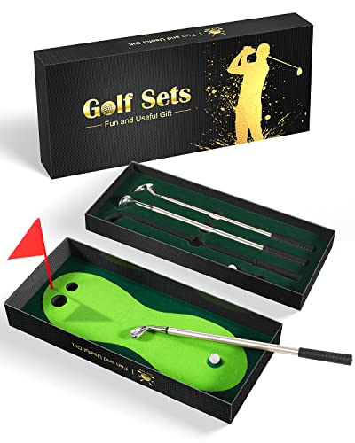 Golf Pen Gifts Set with Mini Golf Club Pens