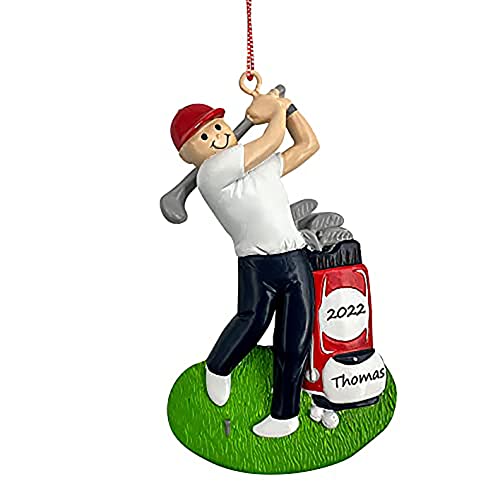 Golfer Christmas Ornament 2023