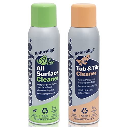 Goodbye Naturally! All Surface Cleaner and Tub and Tile Bathroom Cleaner